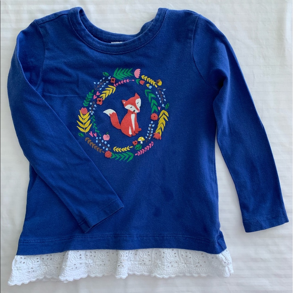 Hanna Andersson Girls long sleeve shirt size 90